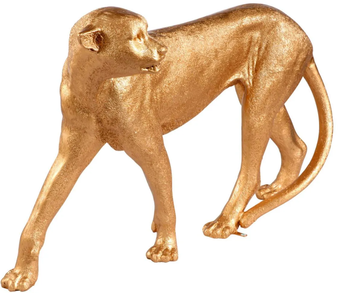 DecoWoerner Decoración De Animales>Guepardo Dorado De 110 Cm Sin Manchas