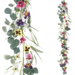 DecoWoerner Guirnaldas Y Vides>Guirnalda Artificial De Flores Enredadera Colorida 155 Cm