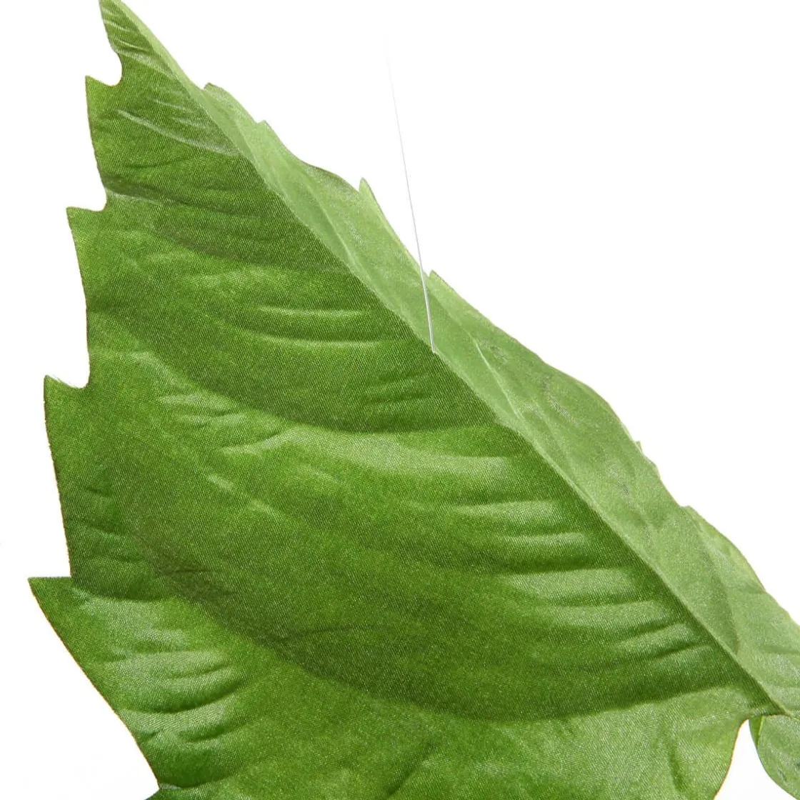 DecoWoerner Decoración De Primavera|Decoración De Otoño>Guirnalda Artificial De Hojas De Abedul 160 Cm