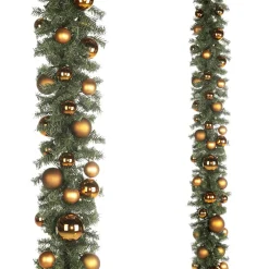 DecoWoerner Guirnaldas Y Vides|Guirnaldas De Navidad>Guirnalda De Abeto Artificial Sin Luz Para Decorar Tú Mismo