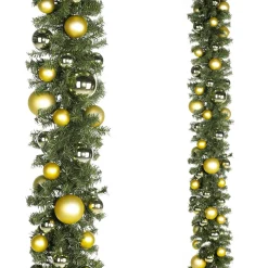 DecoWoerner Guirnaldas Y Vides|Guirnaldas De Navidad>Guirnalda De Abeto Artificial Sin Luz Para Decorar Tú Mismo