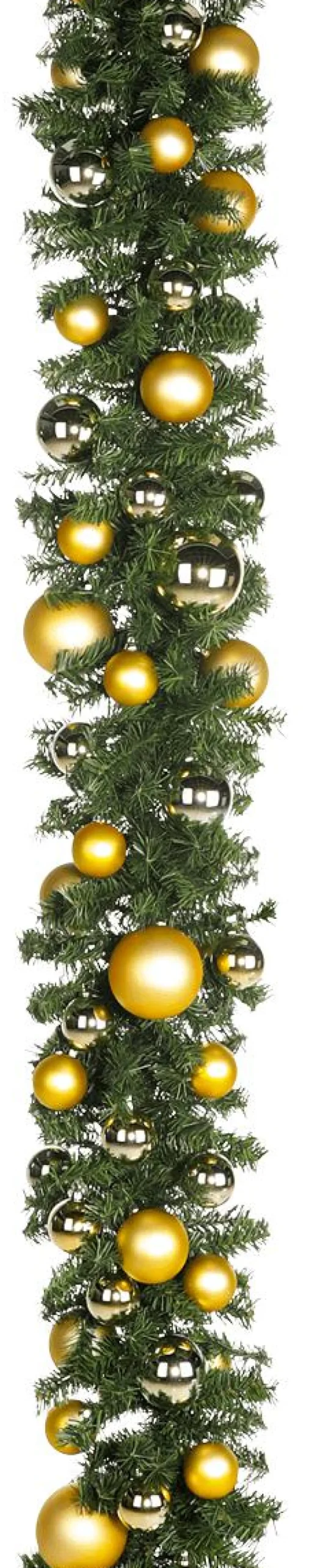 DecoWoerner Guirnaldas Y Vides|Guirnaldas De Navidad>Guirnalda De Abeto Artificial Sin Luz Para Decorar Tú Mismo