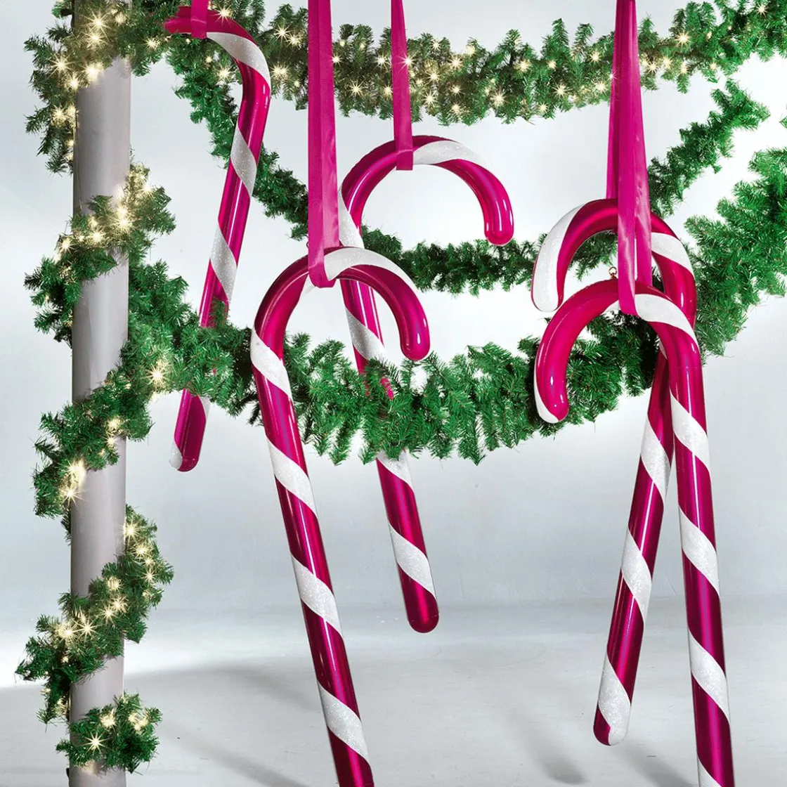 DecoWoerner Guirnaldas De Navidad>Guirnalda De Abeto Basic 270 Cm, Ø 17 Cm