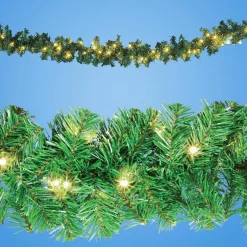 DecoWoerner Guirnaldas De Navidad>Guirnalda De Abeto Basic, LED, 270 Cm, Ø 17 Cm