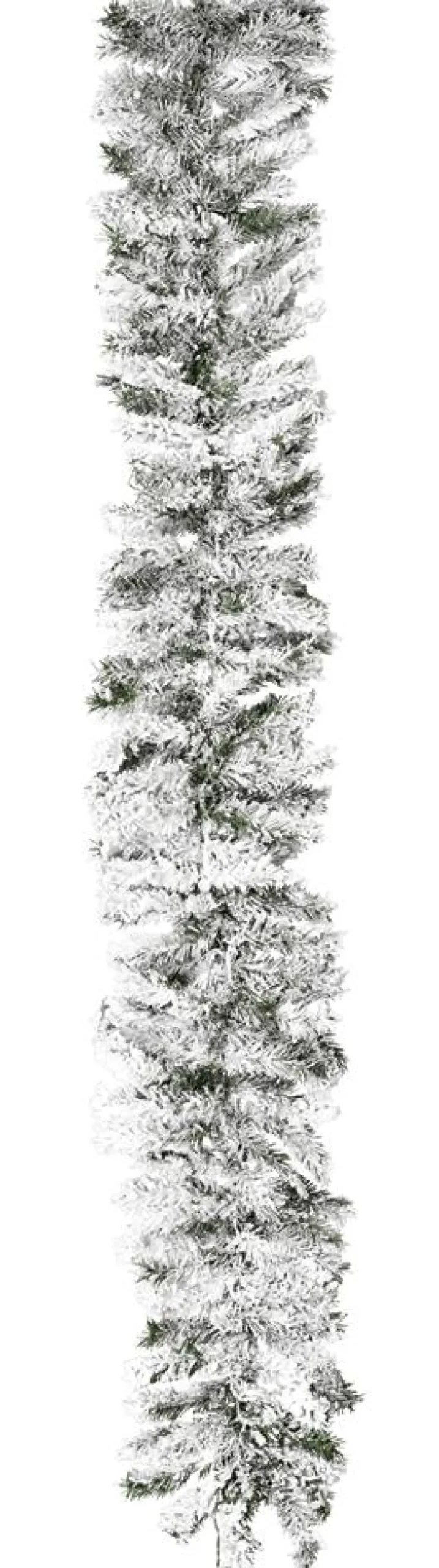 DecoWoerner Guirnaldas De Navidad>Guirnalda De Abeto Con Copos, 270 Cm, Ø 30 Cm