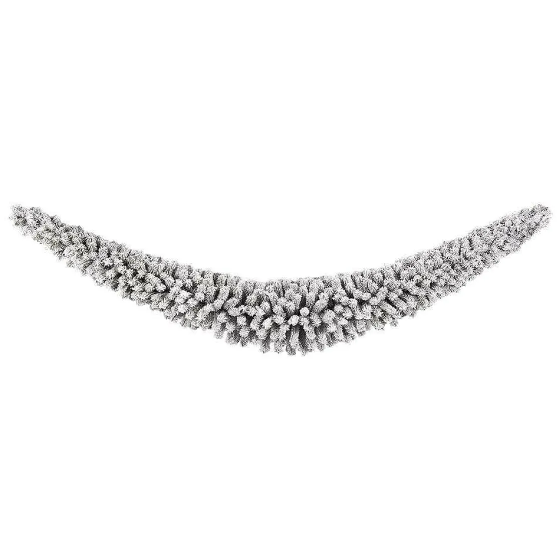 DecoWoerner Guirnaldas De Navidad>Guirnalda De Abeto Con Copos 180 Cm, Ø 35 Cm