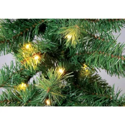 DecoWoerner Guirnaldas De Navidad>Guirnalda De Abeto Deluxe, LED, 270 Cm, Ø 25 Cm