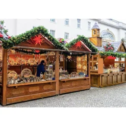 DecoWoerner Guirnaldas De Navidad>Guirnalda De Abeto Deluxe, LED, 270 Cm, Ø 30 Cm