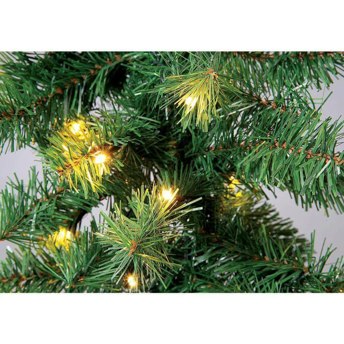 DecoWoerner Guirnaldas De Navidad>Guirnalda De Abeto Deluxe, LED, 270 Cm, Ø 30 Cm