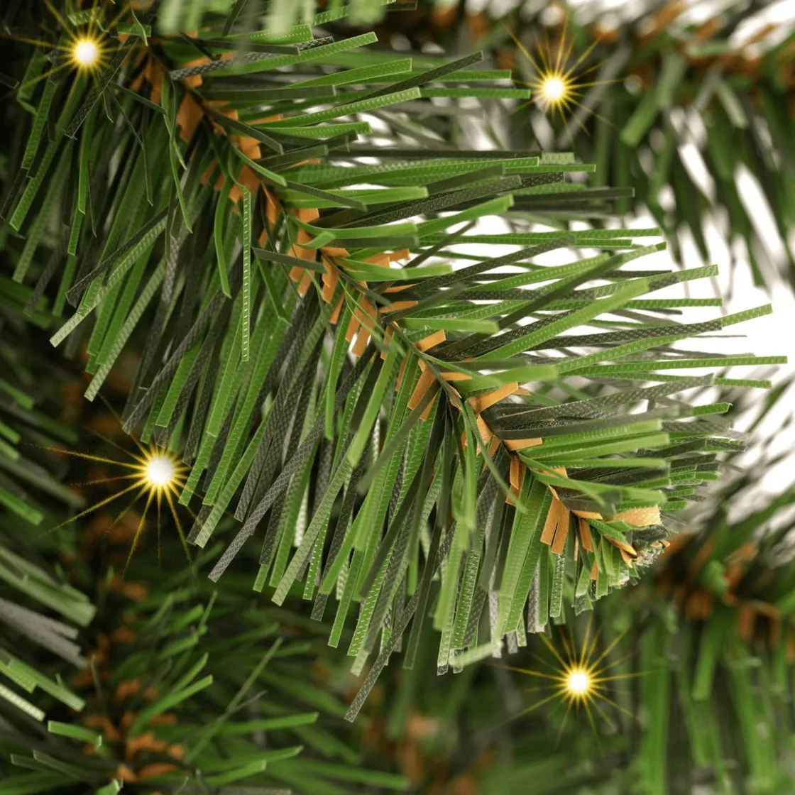 DecoWoerner Guirnaldas De Navidad>Guirnalda De Abeto Deluxe, LED, 270 Cm, Ø 30 Cm