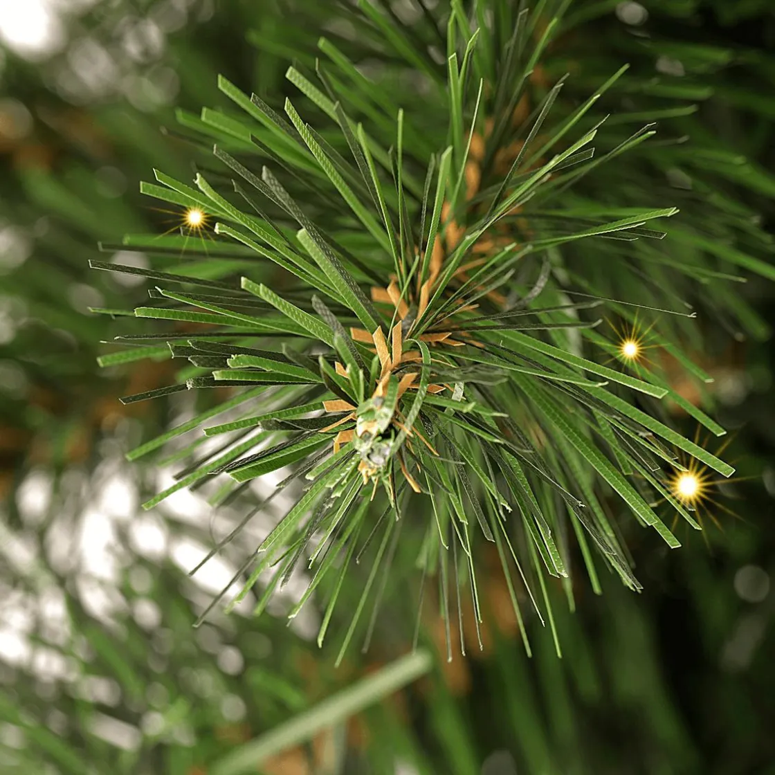 DecoWoerner Guirnaldas De Navidad>Guirnalda De Abeto Deluxe, LED, 270 Cm, Ø 30 Cm