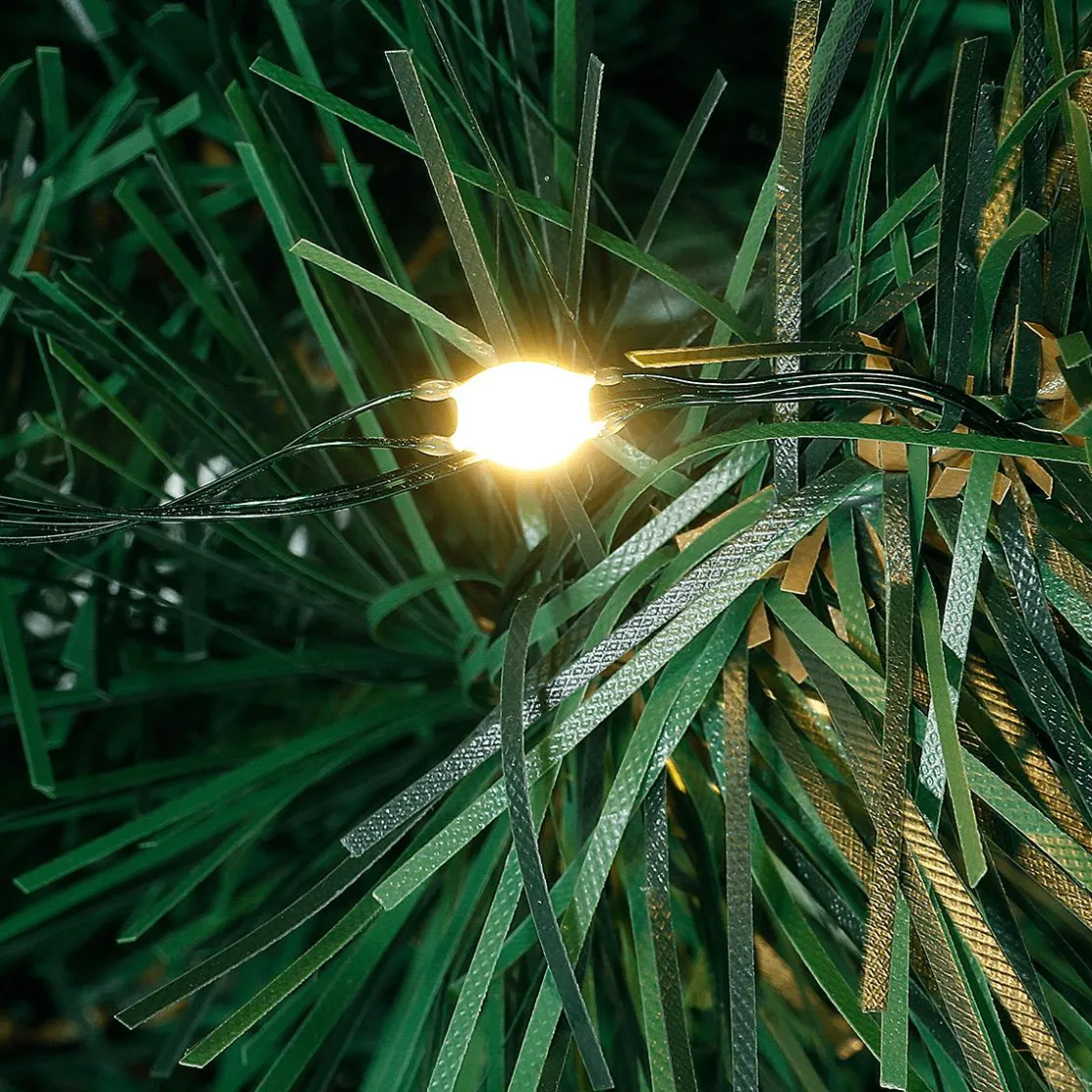 DecoWoerner Guirnaldas De Navidad>Guirnalda De Abeto Deluxe 270 Cm Con 200LEDs, 25 Cm Ø