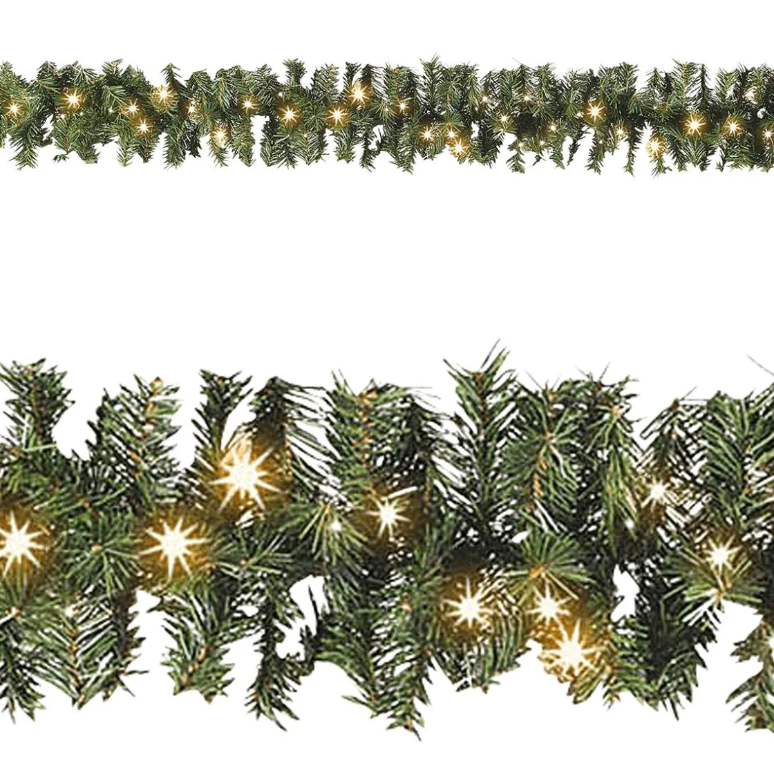DecoWoerner Guirnaldas De Navidad>Guirnalda De Abeto Estándar, LED, 270 Cm, Ø 17 Cm