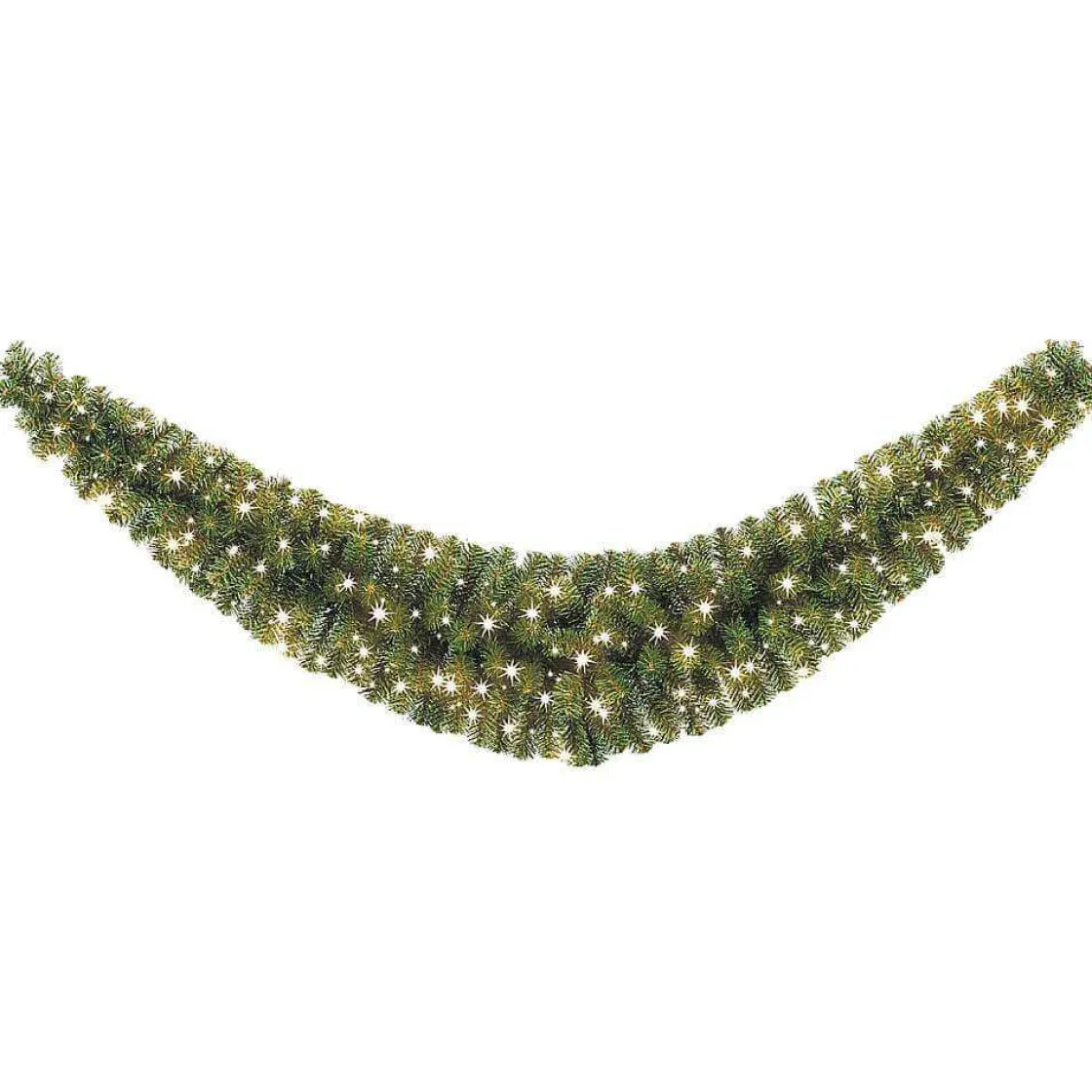 DecoWoerner Guirnaldas De Navidad>Guirnalda De Abeto Estándar, LED, 180 Cm, Ø 35 Cm