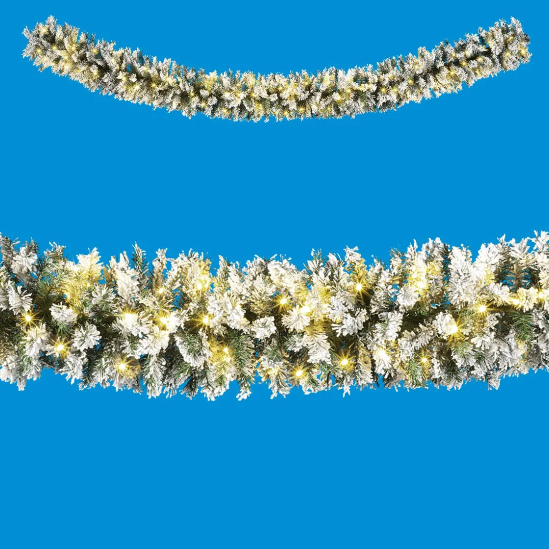DecoWoerner Guirnaldas De Navidad>Guirnalda De Abetos Con LED IP 20, 270 Cm