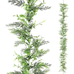 DecoWoerner Guirnaldas Y Vides>Guirnalda De Ciprés Y Boje, Longitud: 170 Cm