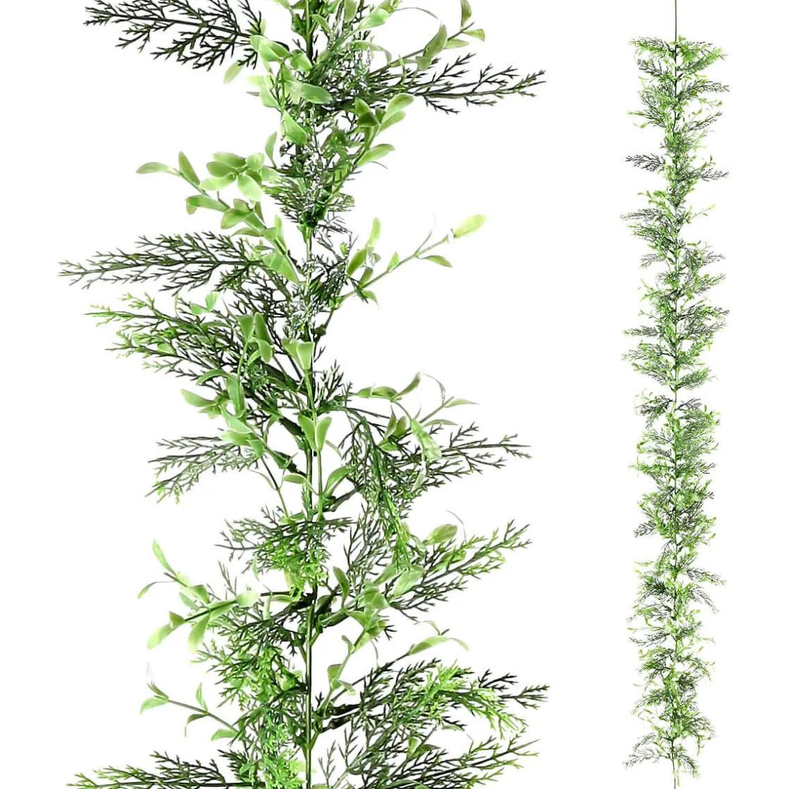 DecoWoerner Guirnaldas Y Vides>Guirnalda De Ciprés Y Boje, Longitud: 170 Cm