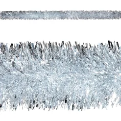 DecoWoerner Decoración Temática>Guirnalda De Espumillón Plateado Ø 15 Cm