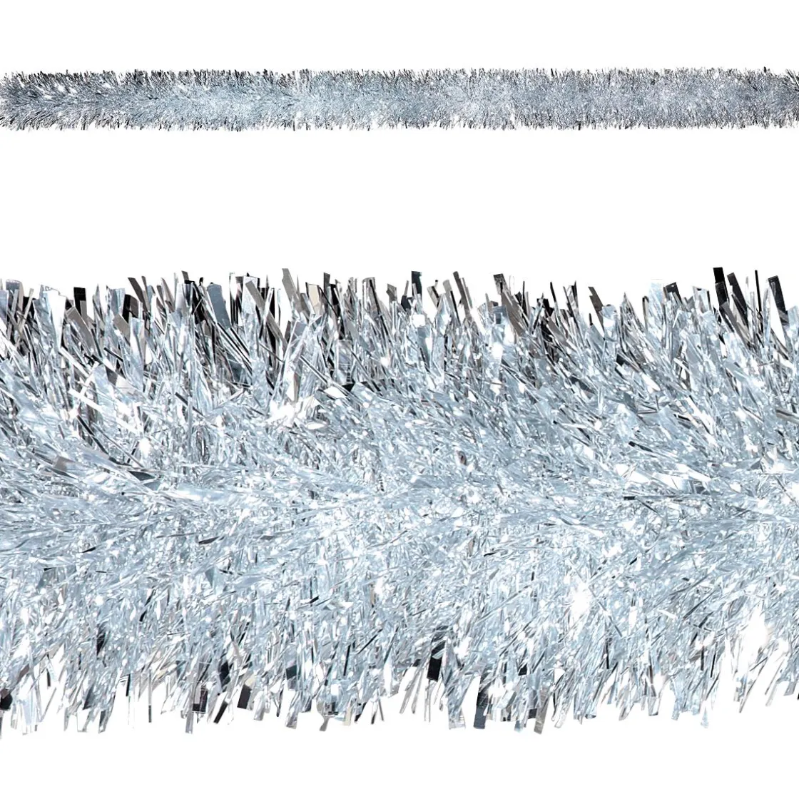 DecoWoerner Decoración Temática>Guirnalda De Espumillón Plateado Ø 15 Cm