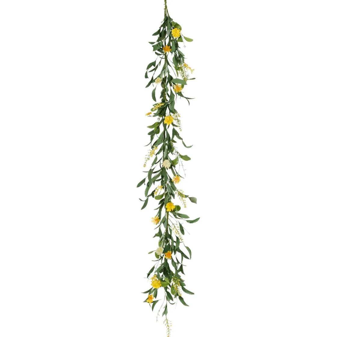 DecoWoerner Decoración De Verano|Decoración De Primavera>Guirnalda De Flores De Campo Artificiales Vid 158 Cm