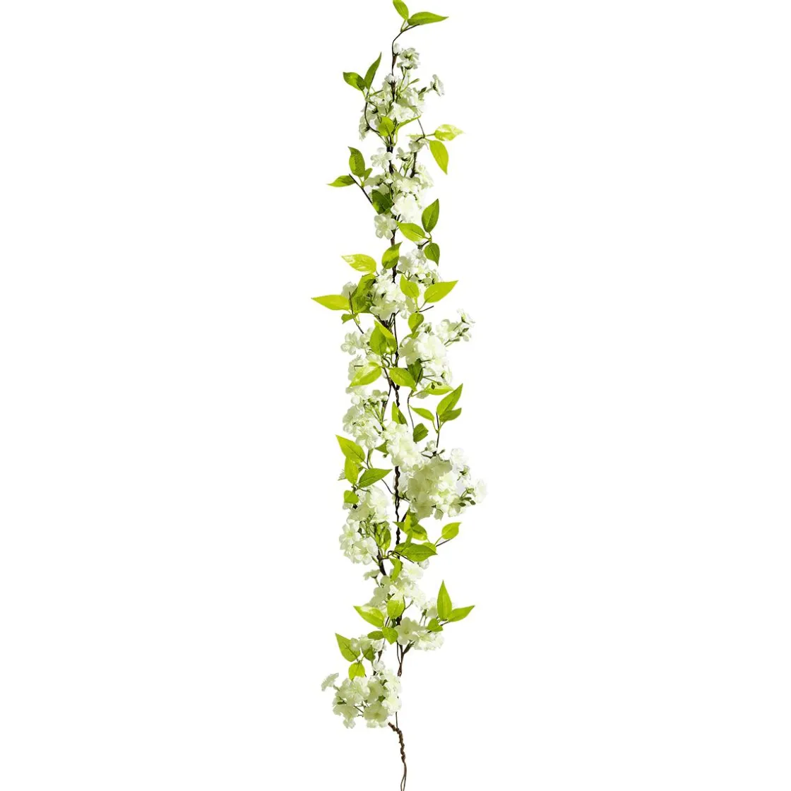 DecoWoerner Decoración De Primavera|Guirnaldas Y Vides>Guirnalda De Flores De Cerezo Artificial 110 Cm