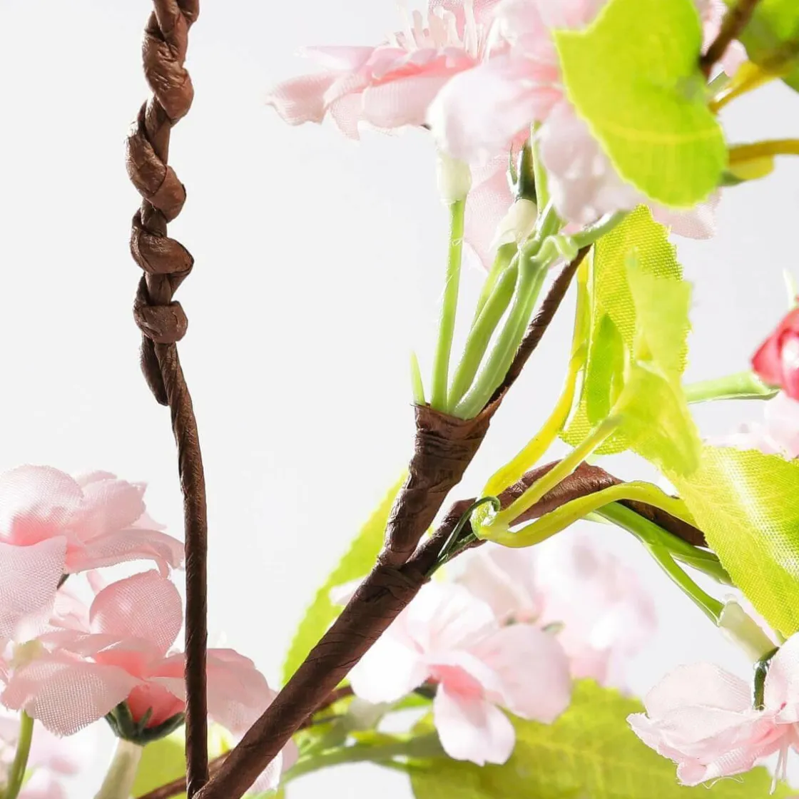 DecoWoerner Decoración De Primavera|Guirnaldas Y Vides>Guirnalda De Flores De Cerezo Artificial , 110 Cm