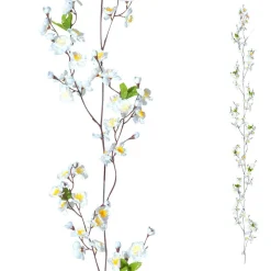 DecoWoerner Decoración De Primavera|Guirnaldas Y Vides>Guirnalda De Flores De Manzano Decorativa, Color