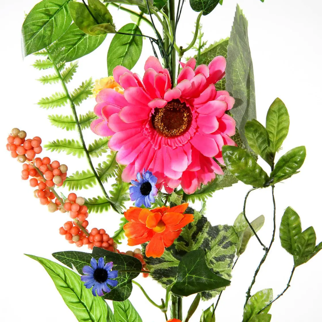 DecoWoerner Decoración De Verano|Decoración De Primavera>Guirnalda De Gerbera Artificial, Longitud 180 Cm