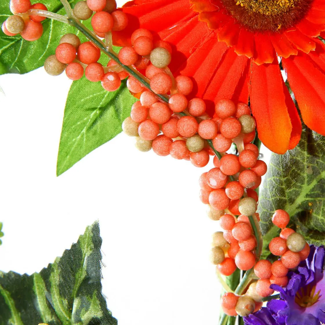 DecoWoerner Decoración De Verano|Decoración De Primavera>Guirnalda De Gerbera Artificial, Longitud 180 Cm