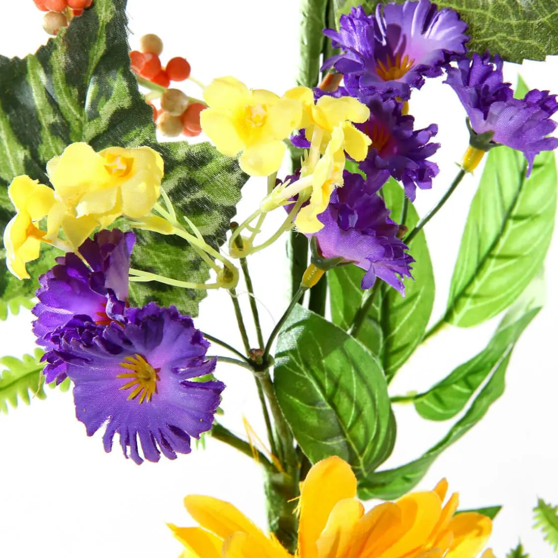 DecoWoerner Decoración De Verano|Decoración De Primavera>Guirnalda De Gerbera Artificial, Longitud 180 Cm