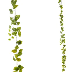 DecoWoerner Guirnaldas Y Vides>Guirnalda De Hiedra Artificial Pothos 170 Cm Amarillo
