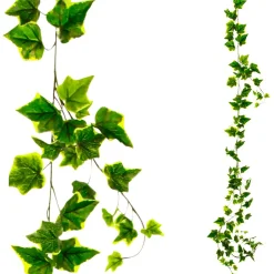DecoWoerner Decoración De Otoño|Guirnaldas Y Vides>Guirnalda De Hiedra Artificial 170 Cm Amarillo