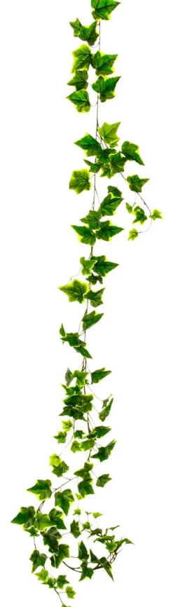DecoWoerner Decoración De Otoño|Guirnaldas Y Vides>Guirnalda De Hiedra Artificial 170 Cm Amarillo