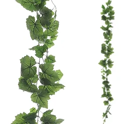 DecoWoerner Decoración De Otoño|Guirnaldas Y Vides>Guirnalda De Hojas De Parra Artificial , 160 Cm