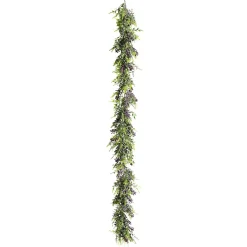 DecoWoerner Guirnaldas Y Vides>Guirnalda De Lavanda Artificial, Longitud 135 Cm