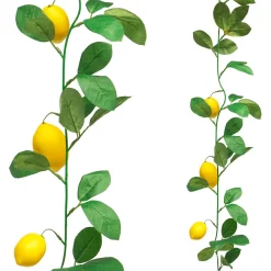 DecoWoerner Guirnaldas Y Vides>Guirnalda De Limones Artificiales De 180 Cm