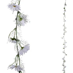 DecoWoerner Decoración De Primavera|Guirnaldas Y Vides>Guirnalda De Margaritas Artificiales Enredadera Artificial 14 X 180 X 8 Cm (ancho X Largo X Alto)