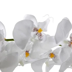 DecoWoerner Guirnaldas Y Vides|Flores Artificiales>Guirnalda De Orquídeas Artificiales Blancas 175 Cm