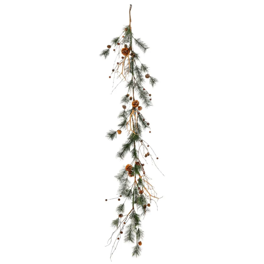 DecoWoerner Decoración De Invierno|Decoración De Otoño>Guirnalda De Pino Deco 15x145 Cm