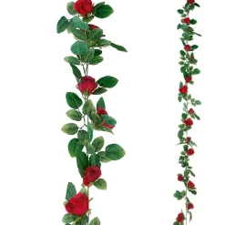 DecoWoerner Decoración Temática|Guirnaldas Y Vides>Guirnalda De Rosas Artificial 180 Cm, Color
