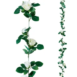 DecoWoerner Decoración Temática|Guirnaldas Y Vides>Guirnalda De Rosas Artificial 180 Cm, Color