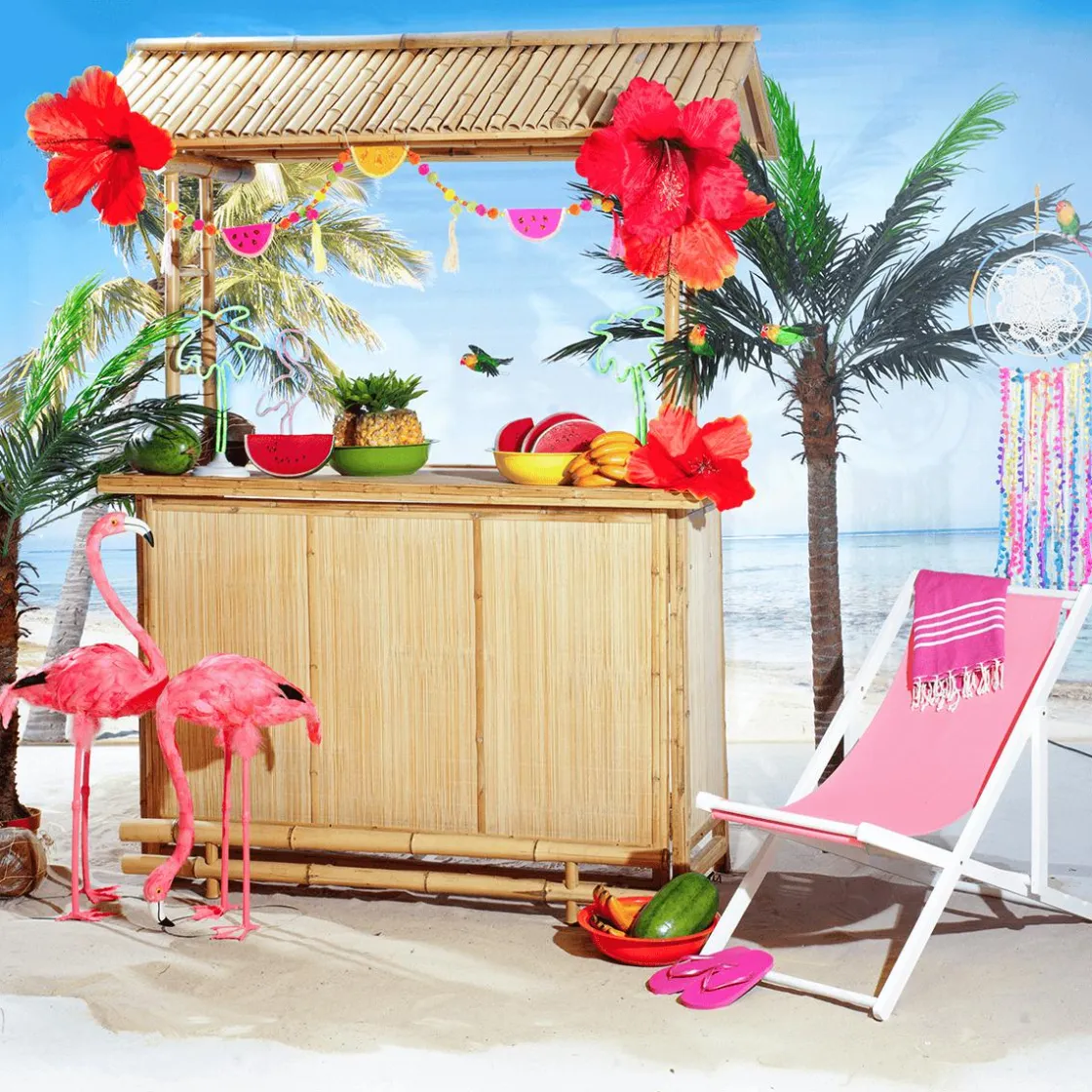 DecoWoerner Expositores Para Tiendas|Decoración De Verano>Hamaca da, Longitud 110 Cm