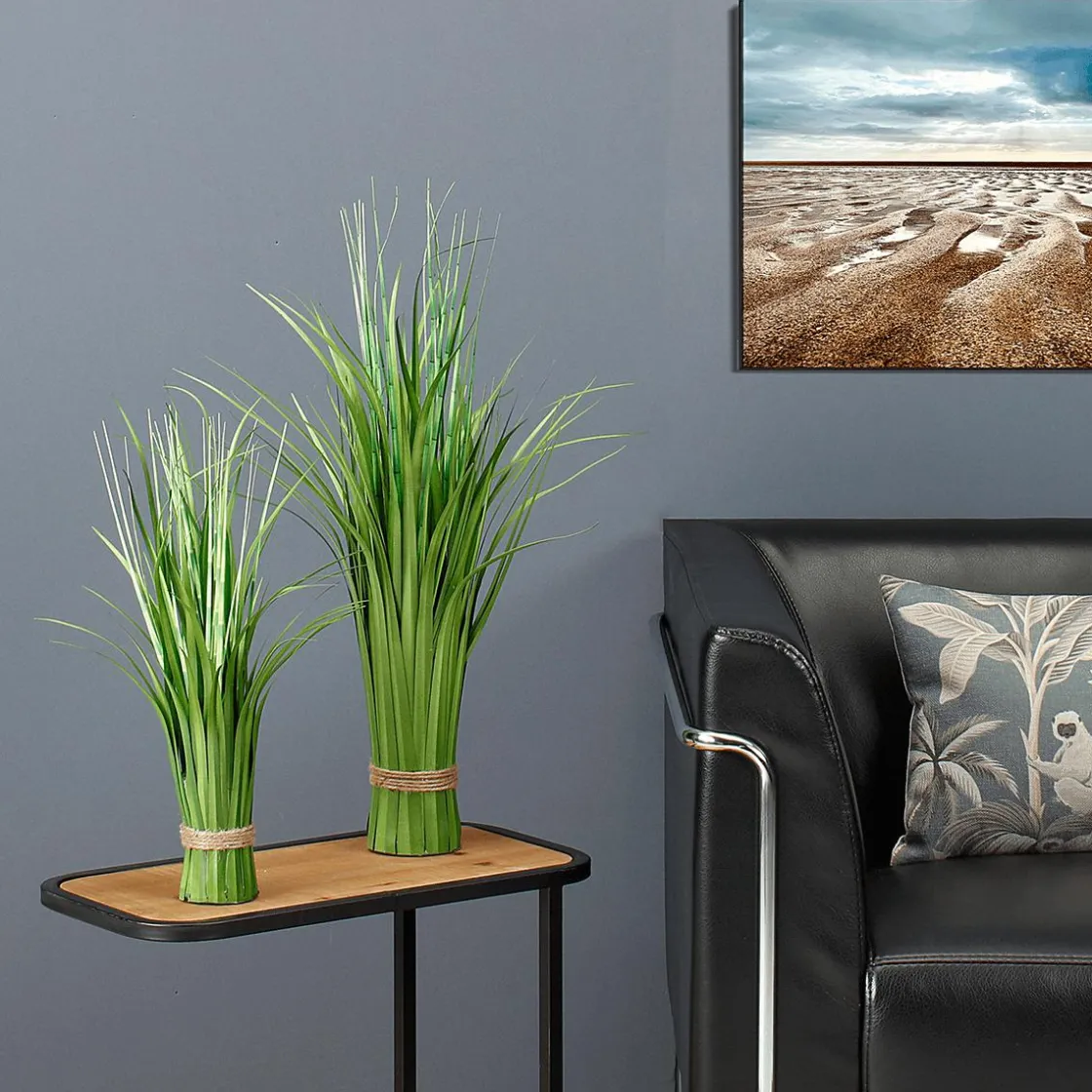 DecoWoerner Hierba Decorativa>Haz De Césped Artificial 60 Cm