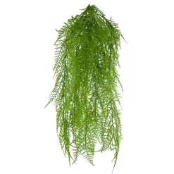 DecoWoerner Plantas Verdes|Plantas Colgantes>Helecho Artificial Percha Ignífuga 68 Cm B1