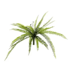DecoWoerner Plantas Verdes|Plantas De Interior>Helecho XXL - Planta Artificial Con Palo De Inserción 100 Cm Ø