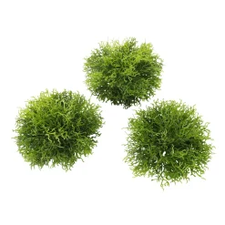 DecoWoerner Decoración De Primavera|Plantas Verdes>Hemisferios De Musgo Artificial Paquete 3 Piezas
