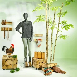 DecoWoerner Decoración De Primavera|Plantas Verdes>Hemisferios De Musgo Artificial Paquete 3 Piezas