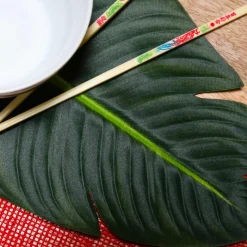 DecoWoerner Decoración De Verano|Hojas>Hoja De Banana Artificial, 75 Cm De Largo