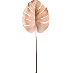 DecoWoerner Decoración De Otoño>Hoja De Monstera Artificial 90 Cm Crema