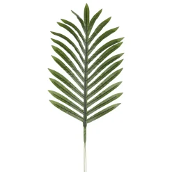 DecoWoerner Decoración De Verano|Árboles Artificiales>Hoja De Palma Areca Decorativa, Longitud 58 Cm, 3 Piezas